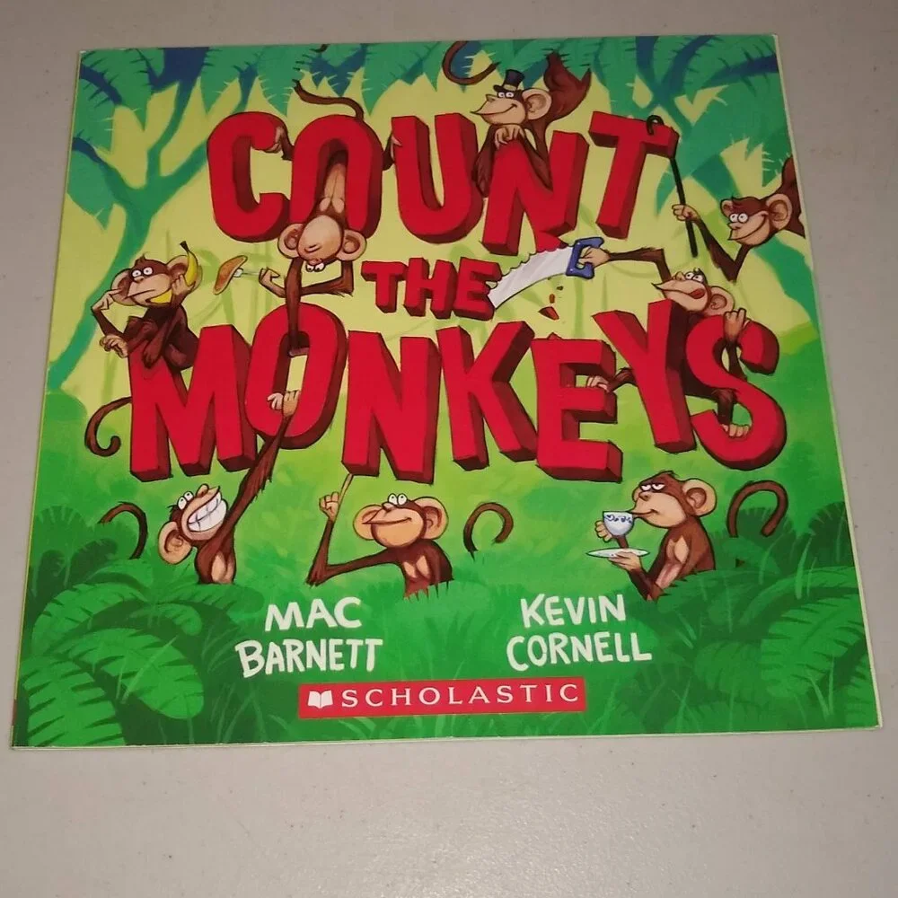 I'm here in the Bathtub + Count Monkeys + Pirates Tucking in + Teddy Bear.